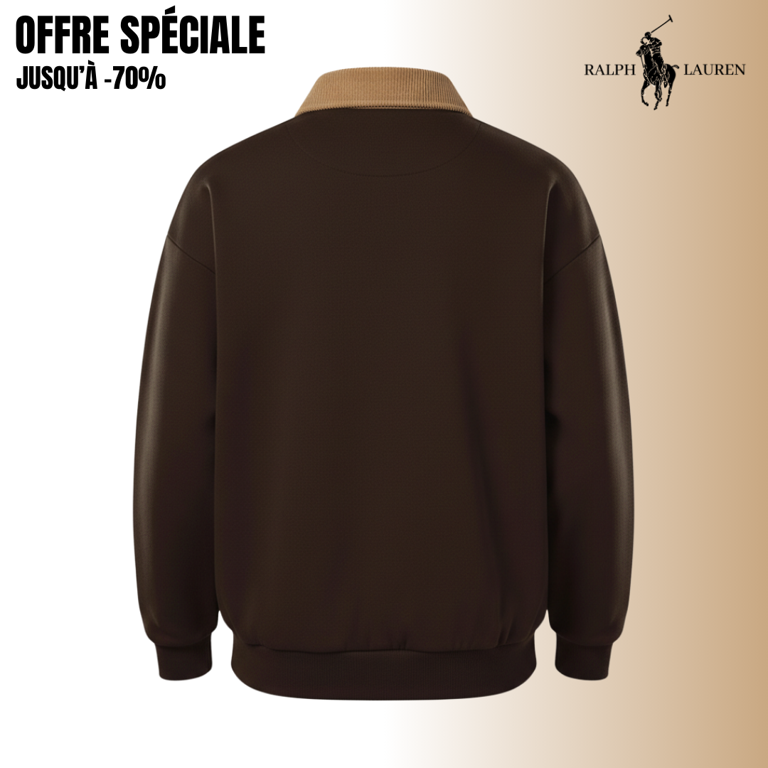 RL™ Prestige Edition – Sweat Col Contrasté