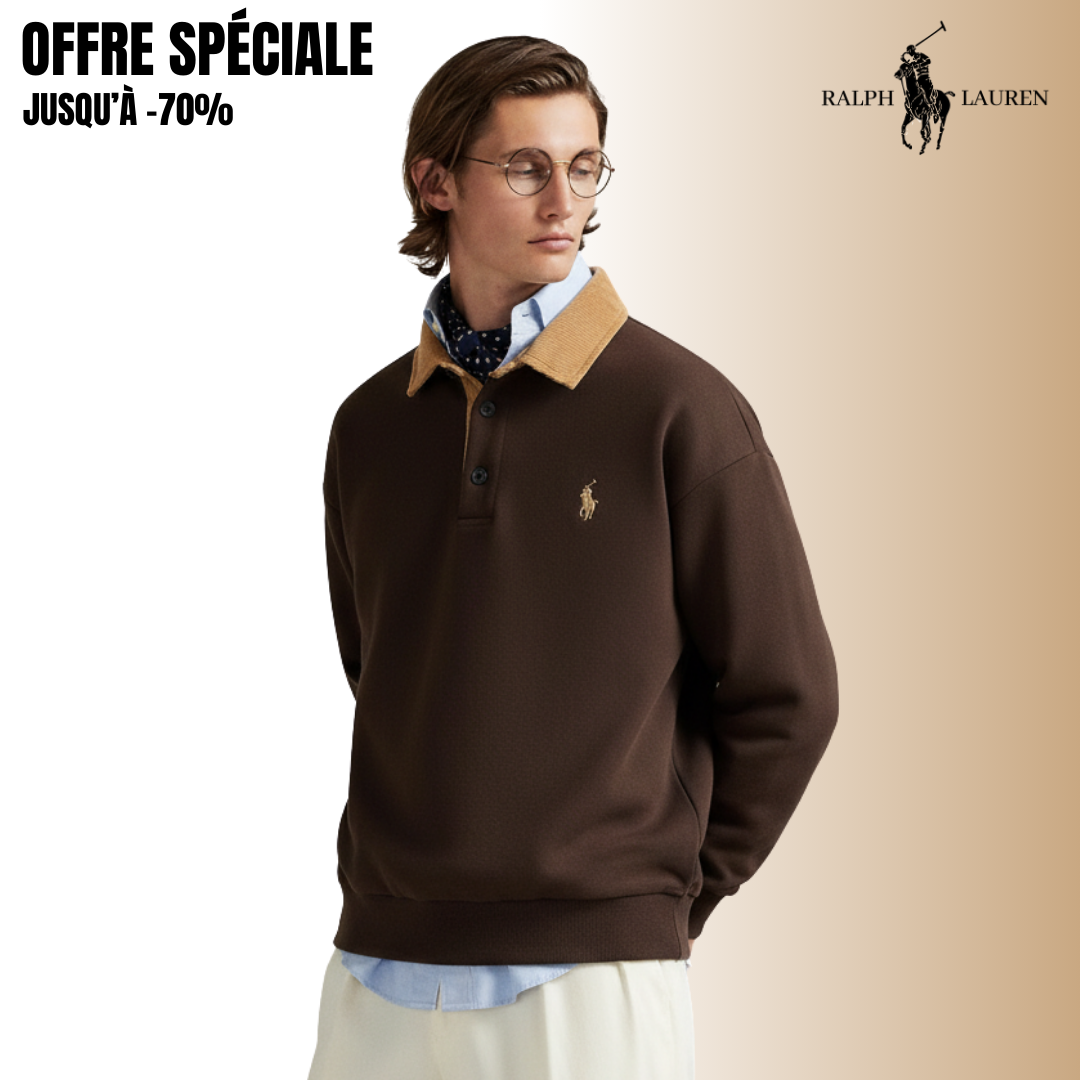 RL™ Prestige Edition – Sweat Col Contrasté