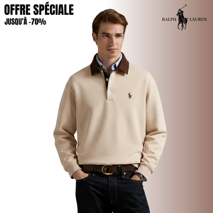 RL™ Prestige Edition – Sweat Col Contrasté