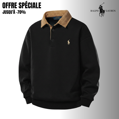 RL™ Prestige Edition – Sweat Col Contrasté
